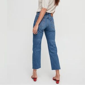 Levi's Wedgie Straight Ankle Jeans Medium Wash Women's 24